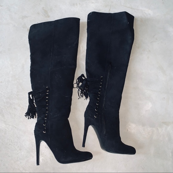 Shoe Dazzle Shoes - Over the Knee Boots